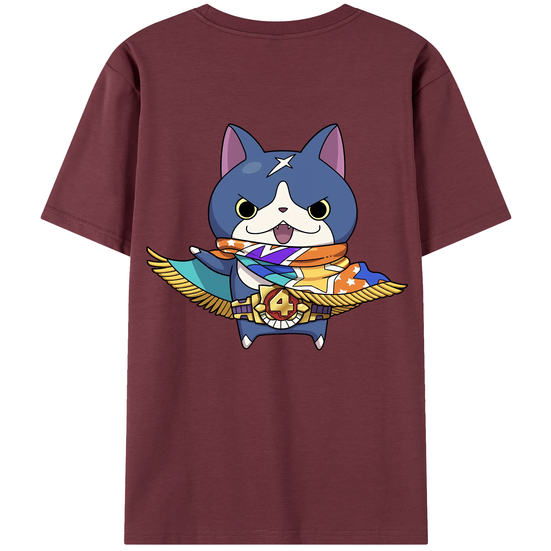 （画像用） 妖怪ウォッチ Yo-kai Watch 綿100％半袖Tシャツ（背面プリント）